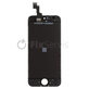 Ecran pentru iPhone 5S, SE, Black, Sticlă tactilă cu ramă