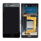 Sony Xperia M4 Aqua Dual E2333 - Ecran LCD + Sticlă Tactilă + Ramă (Black) - 124TUL0015A, 124TUL0011A Genuine Service Pack