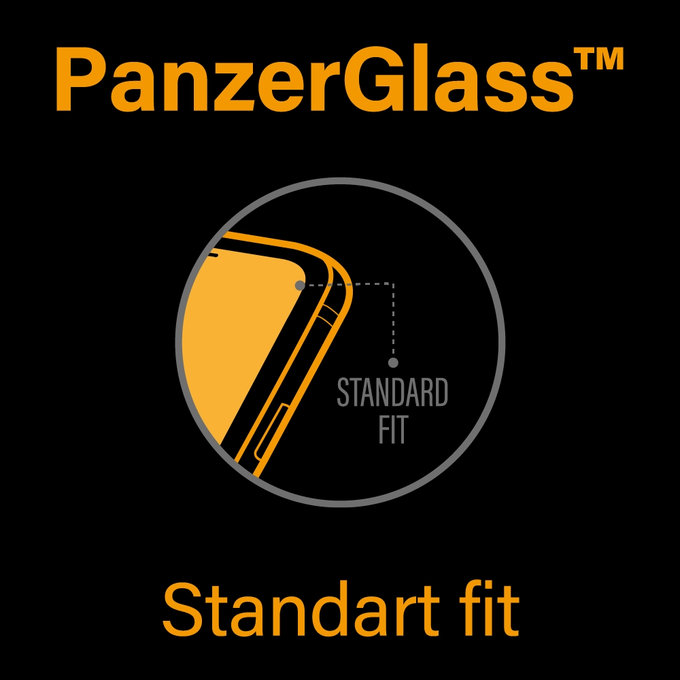 PanzerGlass - Geam Securizat Standard Fit pentru iPhone 6, 6s, 7, 8, SE 2020 ?i SE 2022, transparent
