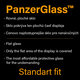 PanzerGlass - Geam Securizat Standard Fit pentru iPhone 6 Plus, 6s Plus, 7 Plus, 8 Plus, transparent