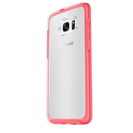 OtterBox - Symmrtry clear pentru Samsung Galaxy S7 Edge, roz