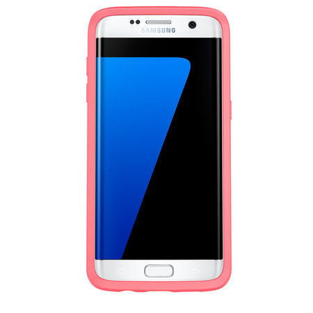 OtterBox - Symmrtry clear pentru Samsung Galaxy S7 Edge, roz