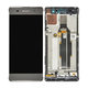 Sony Xperia XA F3111 - Ecran LCD + Sticlă Tactilă + Ramă (Graphite Black) - 78PA3100010, 78PA3100090 Genuine Service Pack