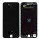 Ecran pentru iPhone 6, Black, Sticlă tactilă cu ramă, Refurbished