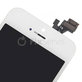 Ecran pentru iPhone 5, White, Sticlă tactilă cu ramă