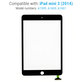 Apple iPad Mini 3 - Sticlă Tactilă (Black)