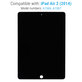 Ecran LCD pentru iPad Air 2, Black, Sticlă Tactilă fără ramă, Refurbished