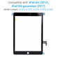 Sticlă Tactilă pentru iPad Air, iPad (5th Gen 2017), Black