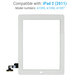 Apple iPad 2 - Sticlă Tactilă (White)