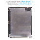 Apple iPad 2 - Ecran OLED