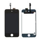 Ecran LCD pentru iPod Touch (4th Gen), Black, Sticlă tactilă cu ramă