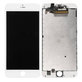 Ecran pentru iPhone 6S Plus, White, Sticlă tactilă cu ramă