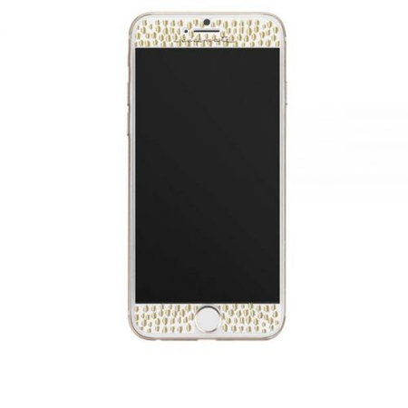Case-Mate - Sticlă decorativă decorată pentru Apple iPhone 7/6S/6, auriu