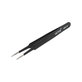 Vetus ESD-13 - Pensetă metalică antistatică cu vârf plat (115 mm)