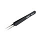 Vetus ESD-14 - Pensetă metalică antistatică cu vârf ascuțit (110mm)