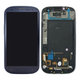Samsung Galaxy S3 i9300 - Ecran LCD + Sticlă Tactilă + Ramă (Pebble Blue) OLED
