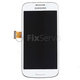 Samsung Galaxy S4 Mini i9195 - Ecran LCD + Sticlă Tactilă + Ramă (White Frost) - GH97-14766B Genuine Service Pack
