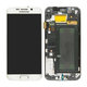 Samsung Galaxy S6 Edge G925F - Ecran LCD + Sticlă Tactilă + Ramă (White Pearl) - GH97-17162B, GH97-17317B, GH97-17334B Genuine Service Pack