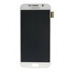 Samsung Galaxy S6 G920F - Ecran LCD + Sticlă Tactilă (White Pearl) - GH97-17260B Genuine Service Pack