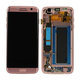 Samsung Galaxy S7 Edge G935F - Ecran LCD + Sticlă Tactilă + Ramă (Pink Gold) - GH97-18533E, GH97-18594E, GH97-18767E Genuine Service Pack