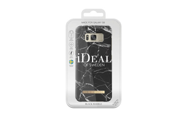 iDeal of Sweden - Husă Fashion pentru Samsung Galaxy S8 +, marmură neagră
