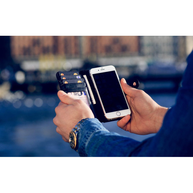 iDeal of Sweden - Magnet Wallet + husă pentru Samsung Galaxy S6, negru