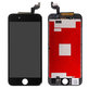 Ecran pentru iPhone 6S, Black, Sticlă tactilă cu ramă, Refurbished