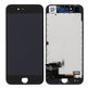 Ecran pentru iPhone 8, SE (2020), SE (2022), Black, Sticlă tactilă cu ramă, Refurbished