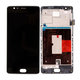 OnePlus 3, 3T - Ecran LCD + Sticlă Tactilă + Ramă (Black) TFT