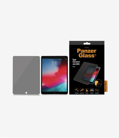PanzerGlass - Sticlă întârită Privacy Standard Fit pentru iPad mini (2019)/iPad mini 4, transparentă