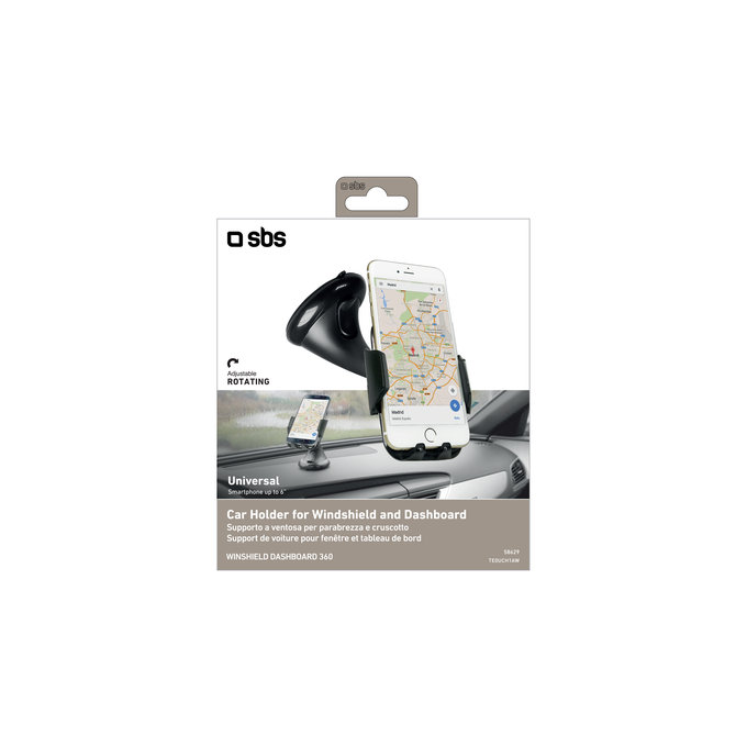 SBS - Suport pentru ma?ină, FREEWAY universal cu ventuză, negru