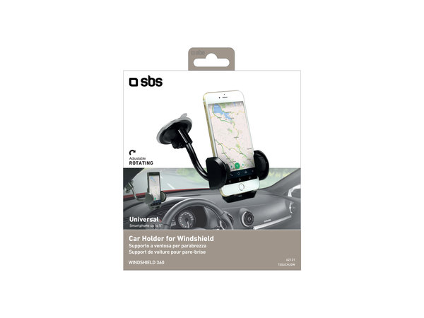 SBS - FREEWAY Suport pentru ma?ină cu ventuză, negru