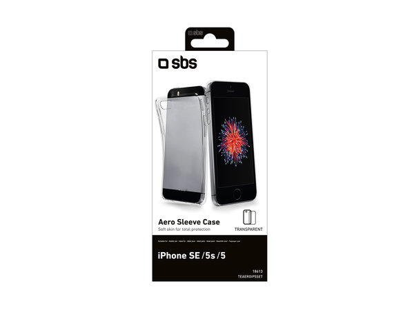 SBS - Aero Caz pentru Apple iPhone 5, 5s & SE 2016, transparent