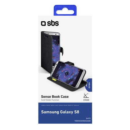 SBS - Book Sense Caz pentru Samsung Galaxy S8, negru