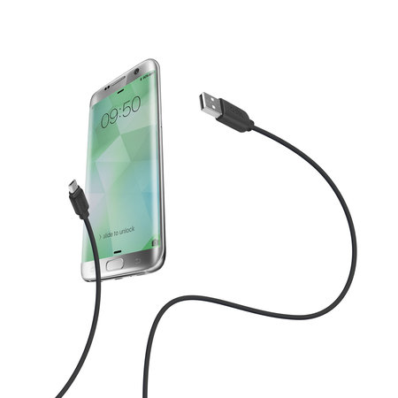 SBS - Micro-USB / USB Cablu (2m), negru