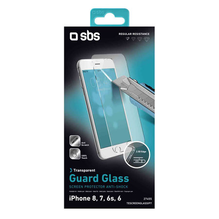 SBS - Geam Securizat pentru iPhone 6, 6s, 7, 8, SE 2020 & SE 2022, transparent