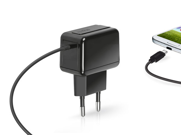SBS - 5W Adaptor de încărcare cu Micro-USB, negru