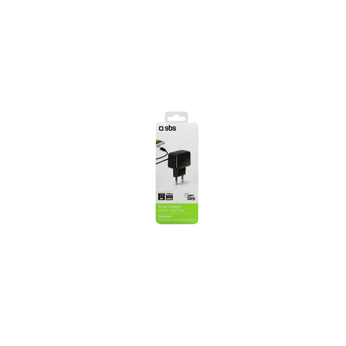 SBS - 5W Adaptor de încărcare cu Micro-USB, negru