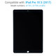 Apple iPad Pro 10.5 (2017) - Ecran LCD + Sticlă Tactilă (Black) TFT