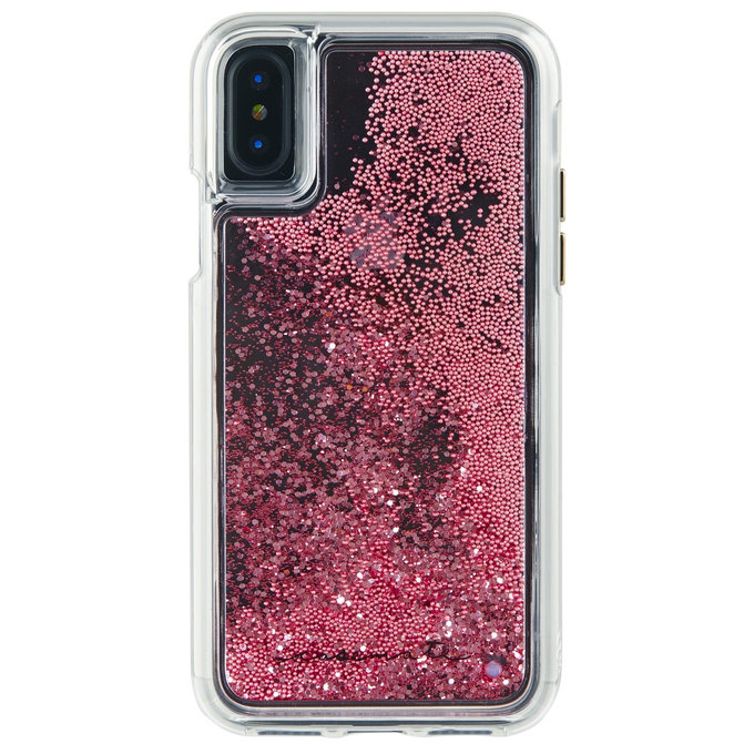 Case-Mate - Husă Waterfall pentru Apple iPhone X/XS, aur roz