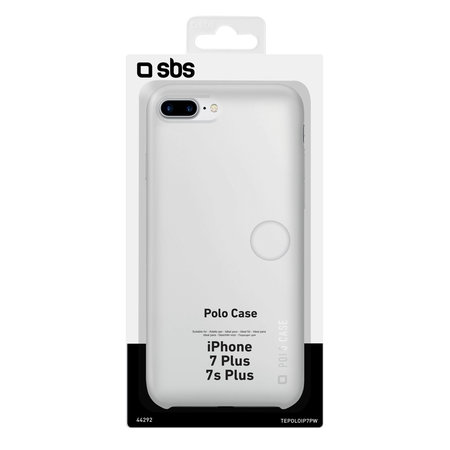 SBS - Polo Caz pentru iPhone 7 Plus & 8 Plus, alb