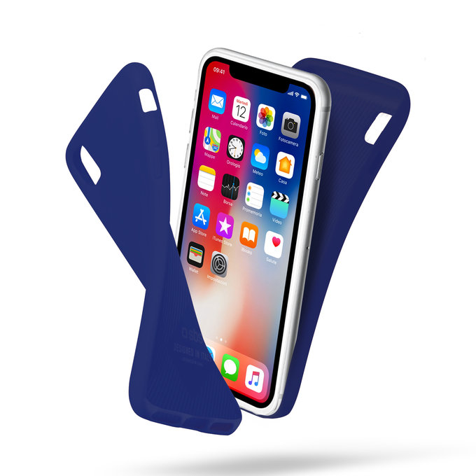 SBS - Polo Caz pentru iPhone X, albastru