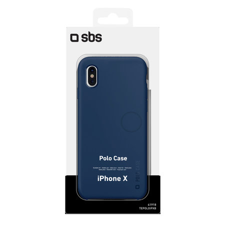 SBS - Polo Caz pentru iPhone X, albastru