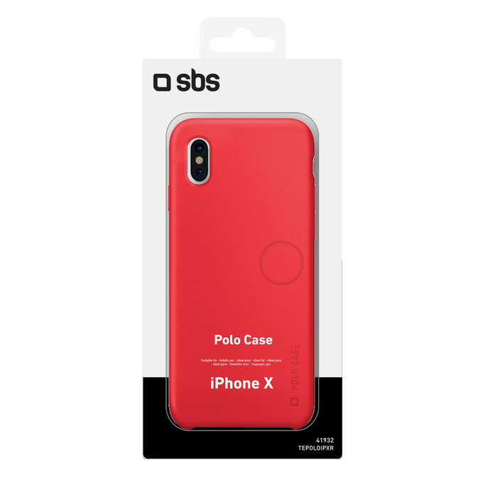 SBS - Polo Caz pentru iPhone X, ro?u