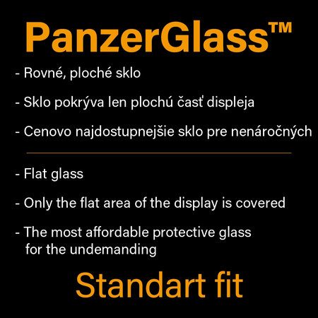 PanzerGlass - Geam Securizat Privacy Standard Fit pentru iPhone X, XS & 11 Pro, transparent