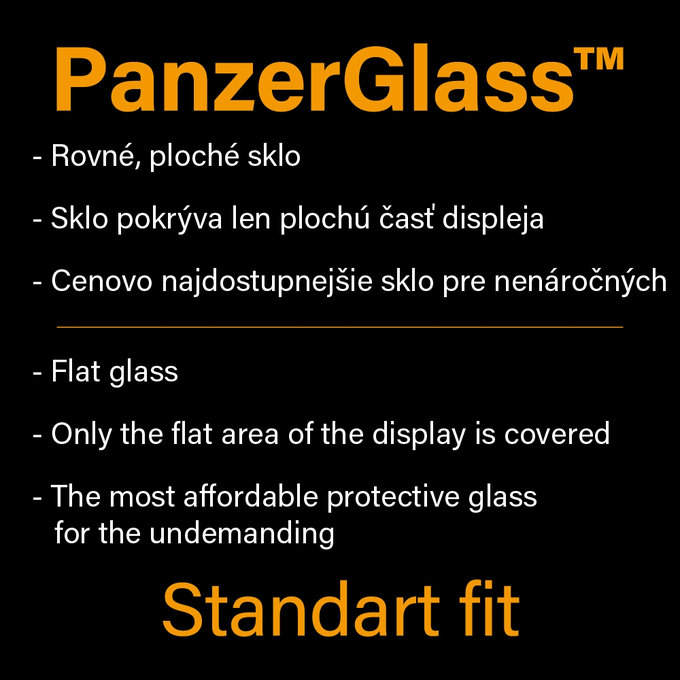 PanzerGlass - Geam Securizat Privacy Standard Fit pentru iPhone X, XS & 11 Pro, transparent