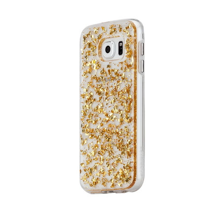 Case-Mate - Karat puzdro pentru Samsung Galaxy S6, transparentná/zlatá