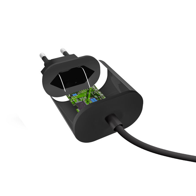 SBS - 10W Adaptor de încărcare cu USB-C, negru