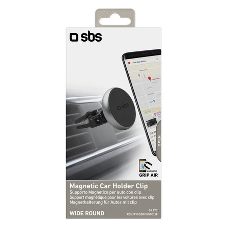 SBS - Suport pentru ventilator auto, magnetic, negru