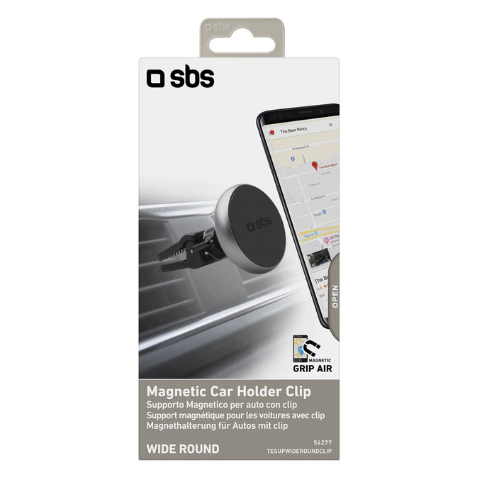 SBS - Suport pentru ventilator auto, magnetic, negru